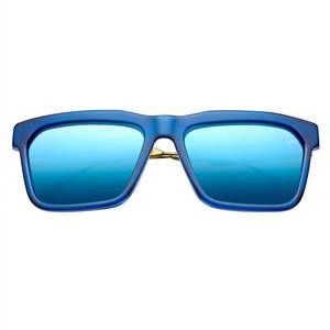 NEW IVI VISION deano - antique brass / pacific blue flash lens in matte midway b